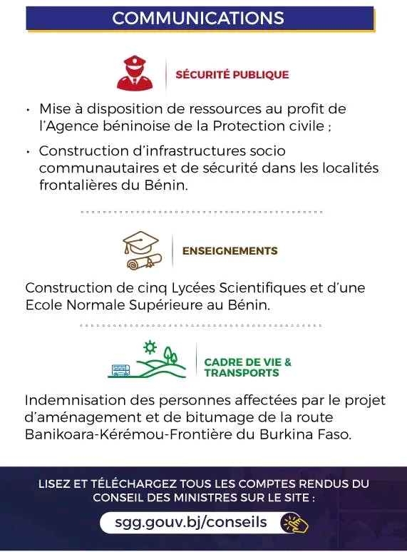 Conseil des ministres du 22 octobre 2025 : des décisions fortes pour la culture, l’éducation et l’environnement 1000942443