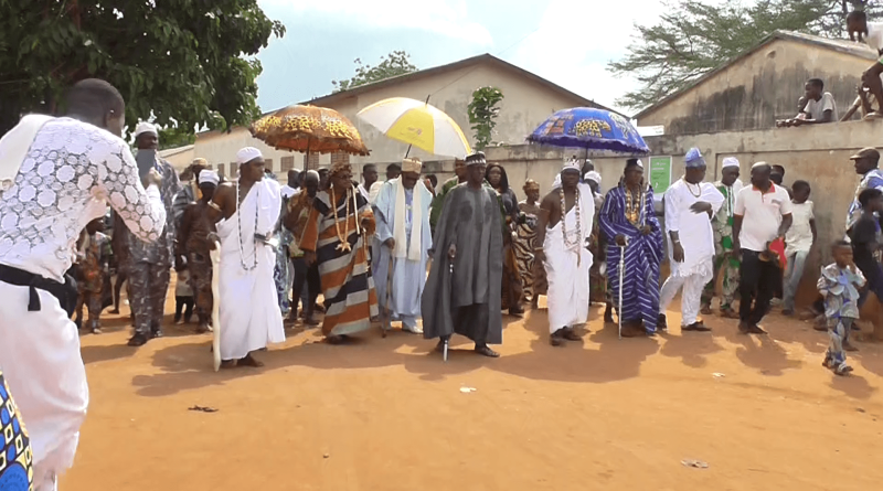 Cérémonie de Libation du 10è Roi de Lokossa