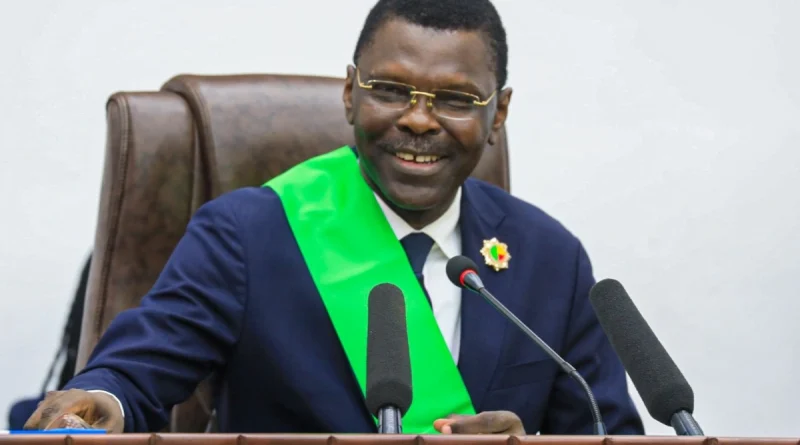 Joseph Djogbénou, élu président de l'Assemblée nationale du Bénin, dimanche 8 février 2026