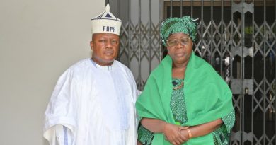 Dialogue et responsabilité nationale : La Vice-Présidente Mariam Chabi Talata a reçu le Président mondial de la FOPA