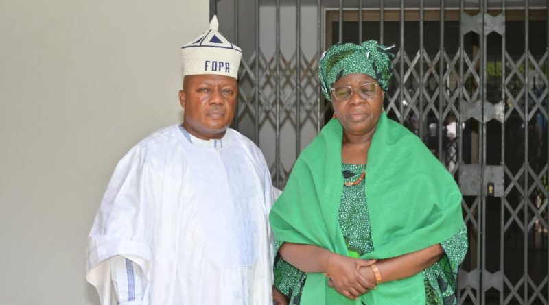 Dialogue et responsabilité nationale : La Vice-Présidente Mariam Chabi Talata a reçu le Président mondial de la FOPA