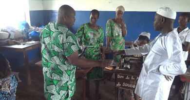 ‎Borgia Santos N'BOUKE au secours de PEJES ONG