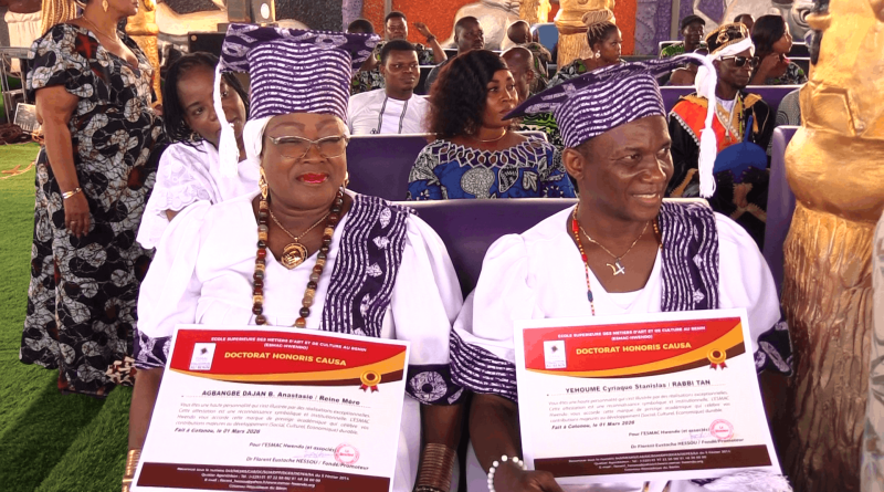 Nayé-Kpodjito Noutchéwè Ahantoun Akaba élevée au rang de Docteur Honoris Causa