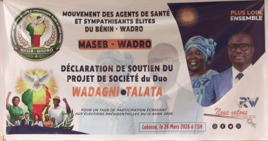 ‎Soutien à la candidature du duo Wadagni-Talata : MASEB-WADRO mobilise pour la victoire éclatante