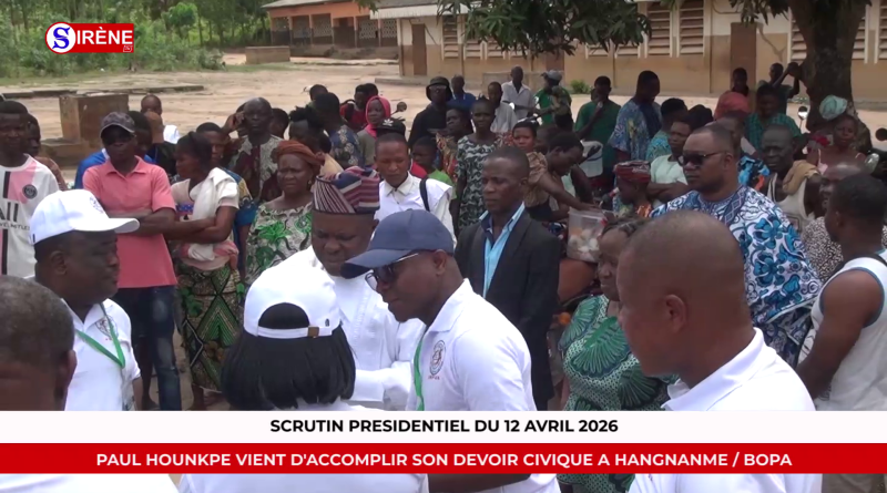 ‎Élection présidentielle 2026 : Paul Hounkpè vote à Bopa