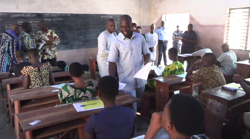 Examen BEPC 2026 à Lokossa : John Hounza a lancé les épreuves écrites au centre du CEG3 de Lokossa